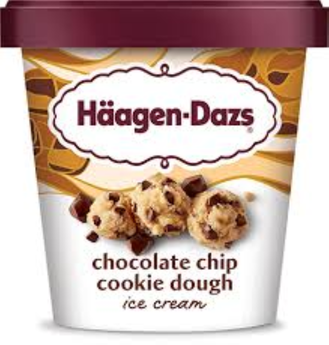 HAAGEN DAZS COOKIE DOUGH CHIP 500ML